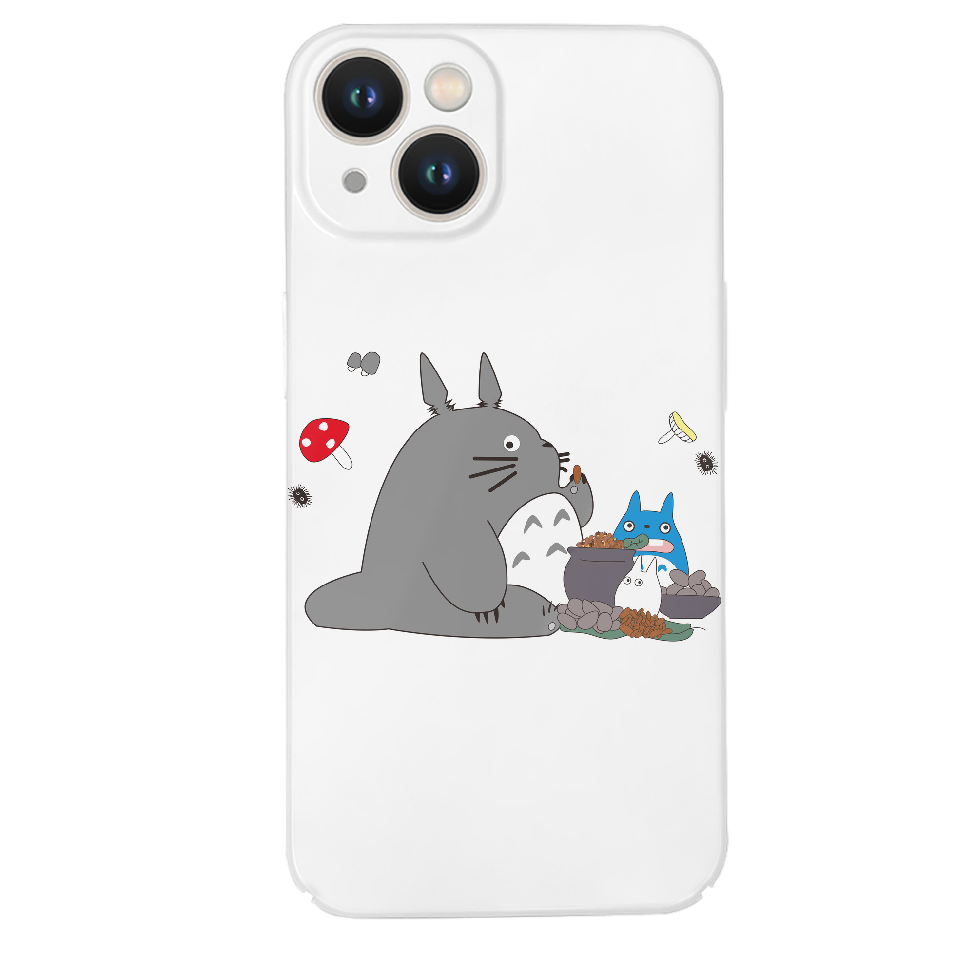 （画像用） となりのトトロ 草壁メイ 草壁サツキ My Neighbor Totoro Satsuki Kusakabe Mei Kusakabe 【iPhone 14シリーズ対応】ハードケース